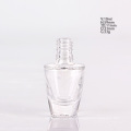 Manufacturer Customized Empty 10ml Clear Nail Polish Bottle Glass with brush and cap